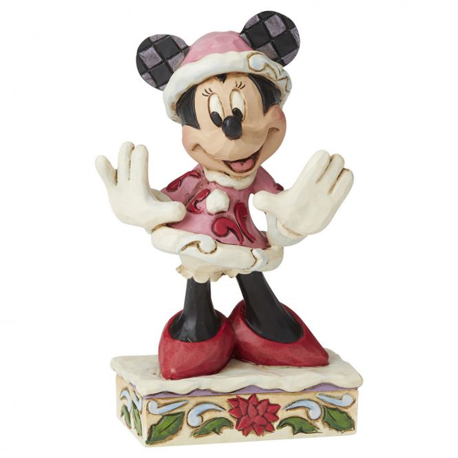 Hovedbilde Jim Shore - Minni Mus Festive Fashionista