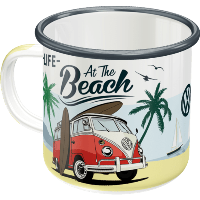 Hovedbilde Emaljekrus - Volkswagen Bulli Beach