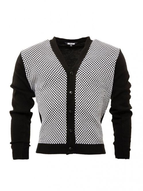 Hovedbilde Strikkejakke - Sjakkrutet