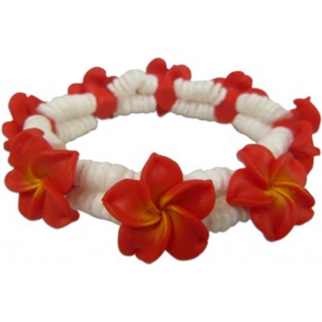 Main Image Armbånd - Hawaii - Korall/Gul