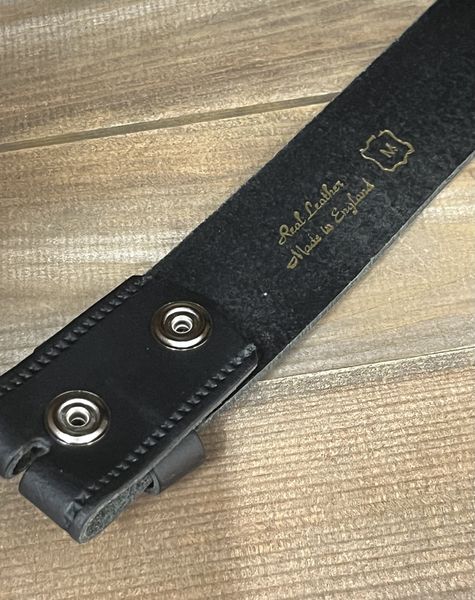 Skinnbelte - Uten Spenne - Sort