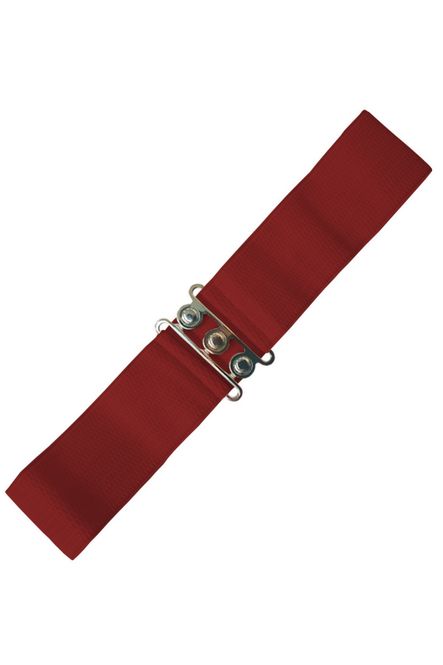 Hovedbilde Strikkbelte - Retro - Burgunder