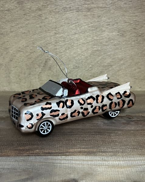 Leopard Bil Glass