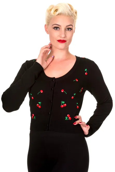 Hovedbilde Drive Me Crazy Cherry Cardigan