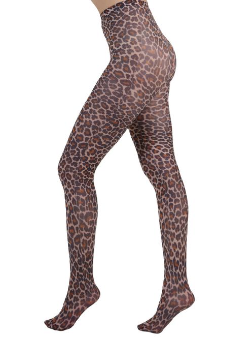 Hovedbilde Leopard Print Strømpebukse