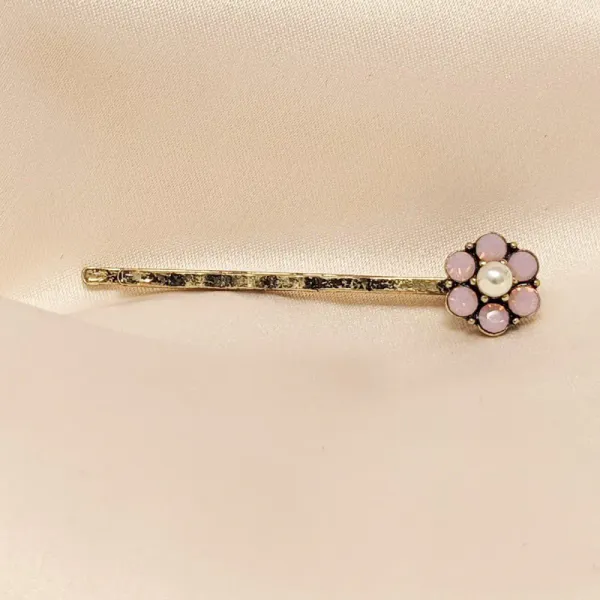 Hårspenne - Flower Rosa