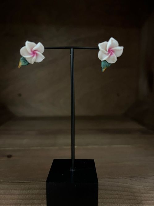Hovedbilde Øredobber - Hawaii Lys rosa/pink
